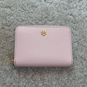 Tory Burch Blush Pink Compact Wallet